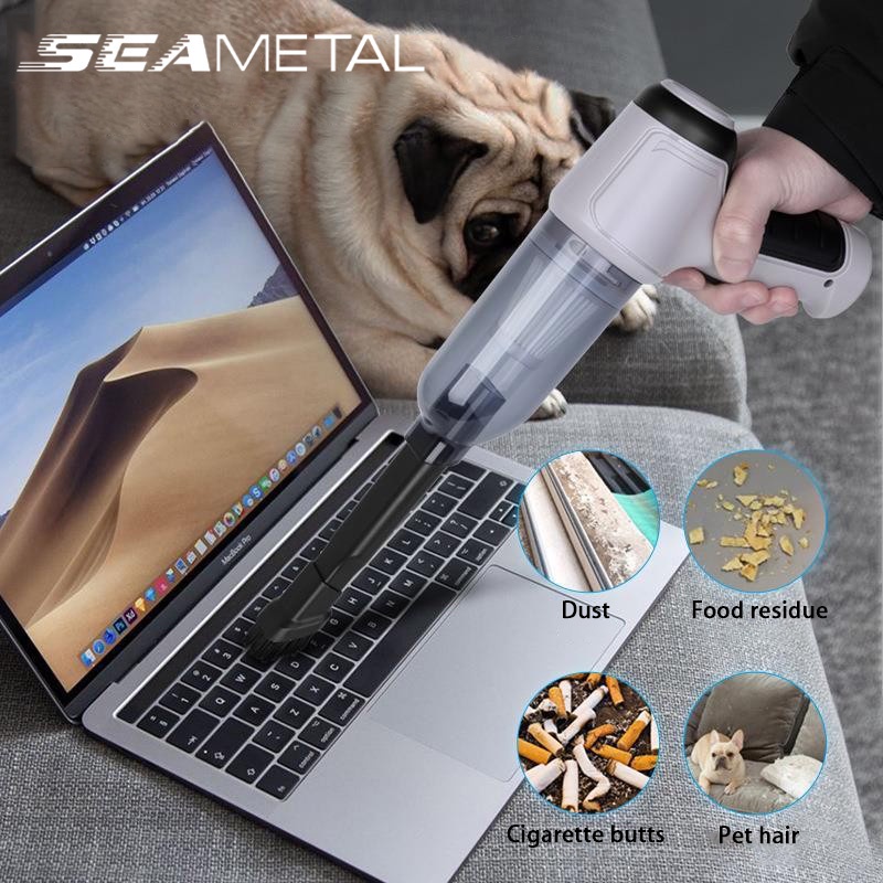 SEAMETAL Máy Hút Bụi Không Dây 4000mAH 120W Có Thể Sạc Lại Tiện Dụng