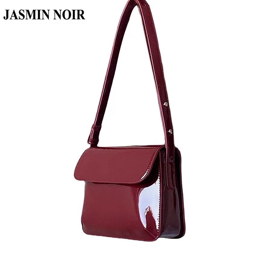 Túi Đeo JASMIN NOIR Chéo Vai Bằng Da PU Có Khóa Dành Cho Nữ