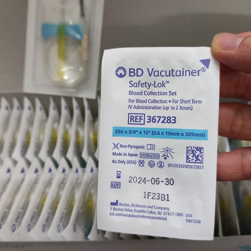 Lẻ 1 chiếc Kim Bướm BD Lấy Máu Chân Không Dùng Trong PRP