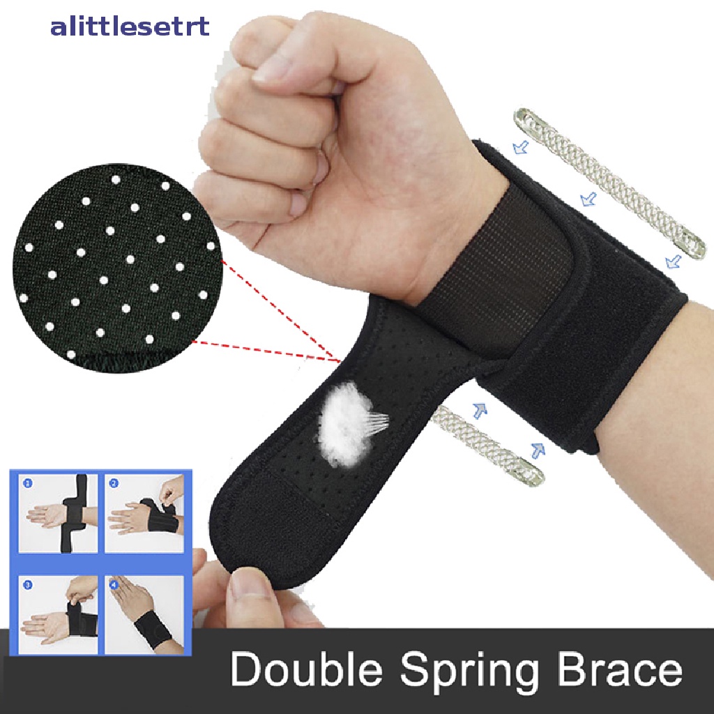 Aa Băng Đeo Cổ Tay Neoprene Có Thể Điều Chỉnh Hỗ Trợ Luyện Tập Gym / Thể Thao Bong Gân