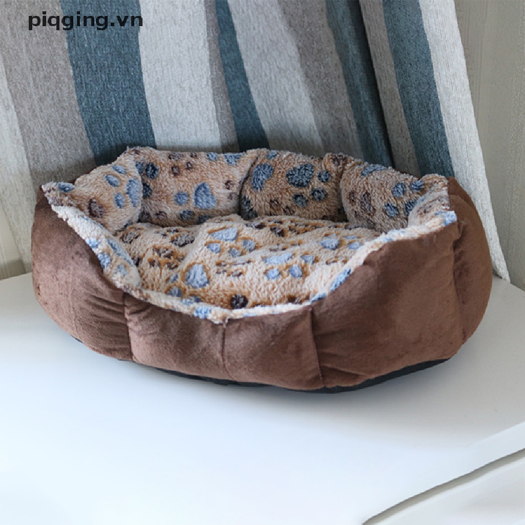 Giường Ngủ Vải Lông Mềm Ấm Áp Dành Cho Thú Cưng