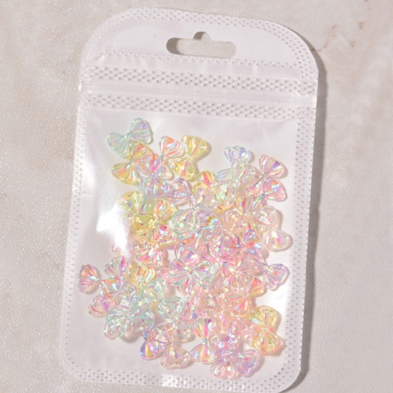 Bộ 50 Phụ Kiện Đính Trang Trí Móng Tay 3D DIY Xinh Xắn