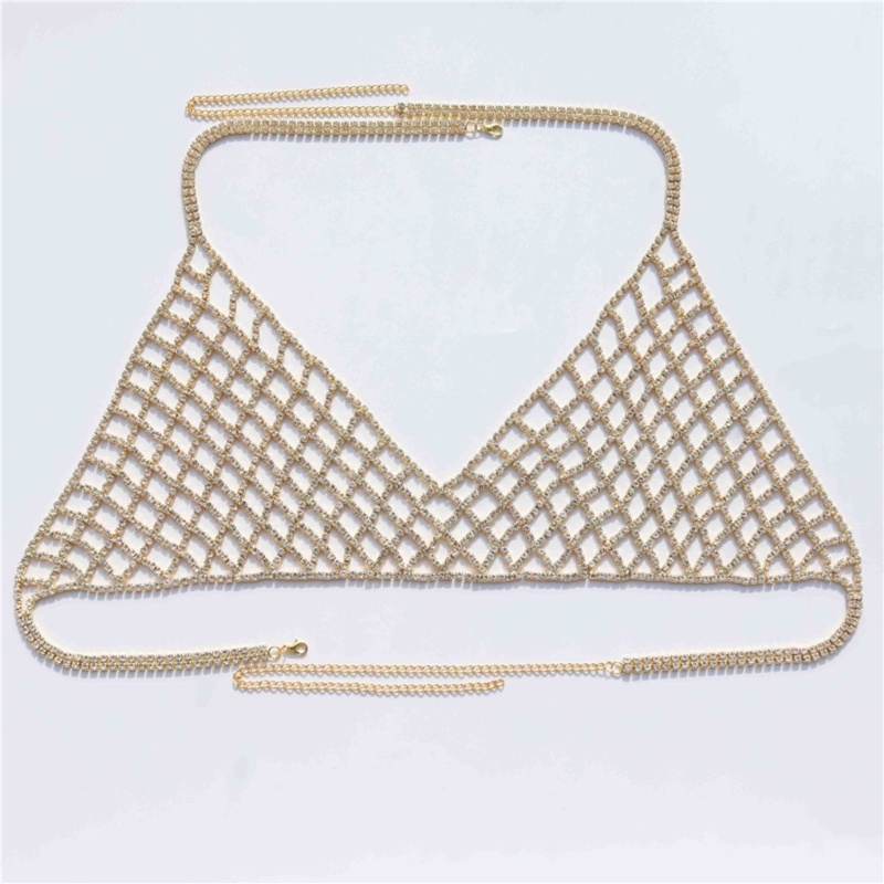 Dây Xích Đeo Cơ Thể Bằng Bạc / Vàng Kim Cho Nữ Mặc Bikini