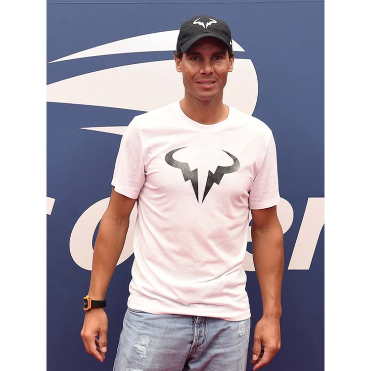 Áo Thun cotton Ngắn Tay In Hình Djokovic Jr. Kim Van Shi Nadal tennis