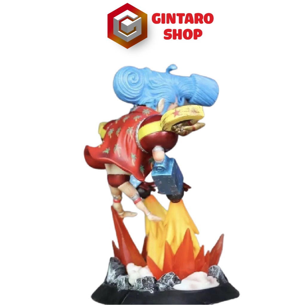 Mô hình One Piece Franky phiên bản chibi mega cực kỳ chi tiết và sắc nét, Mô hình nhân vật Franky cao 23 cm Full Box