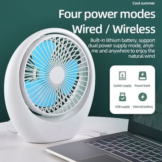 Quạt mini sạc usb Để Bàn Không Ồn