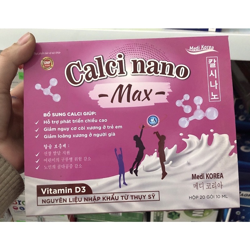 canxi nano max bổ sung canxi