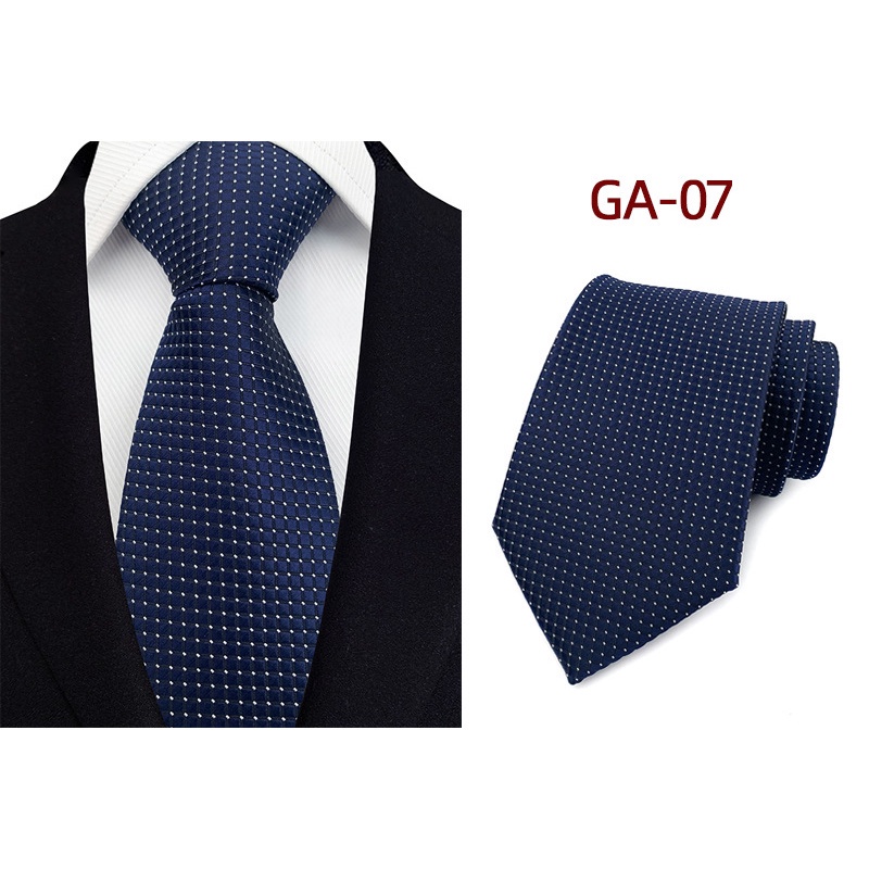 Cà vạt EFAN phần rộng nhất 8cm họa tiết chấm bi tùy chọn màu sắc