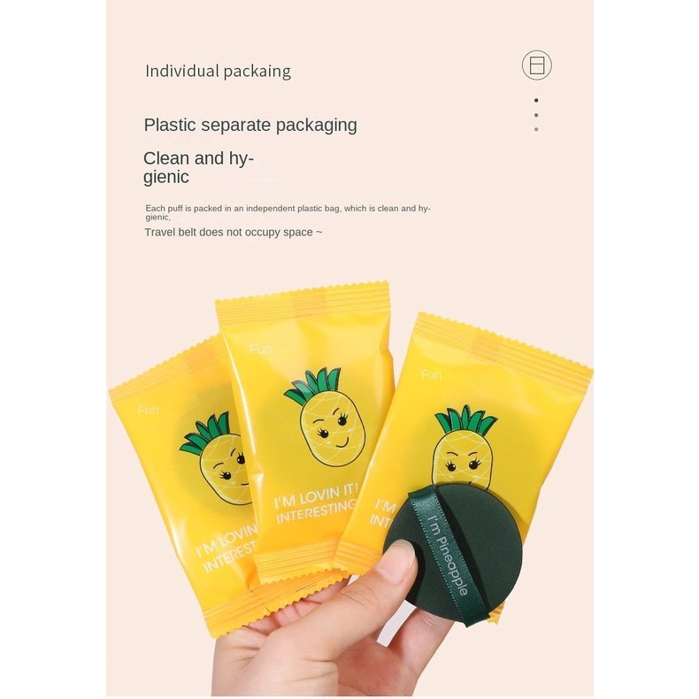 Mút Tán Kem Nền Trang Điểm Hình Tròn Mềm Mịn