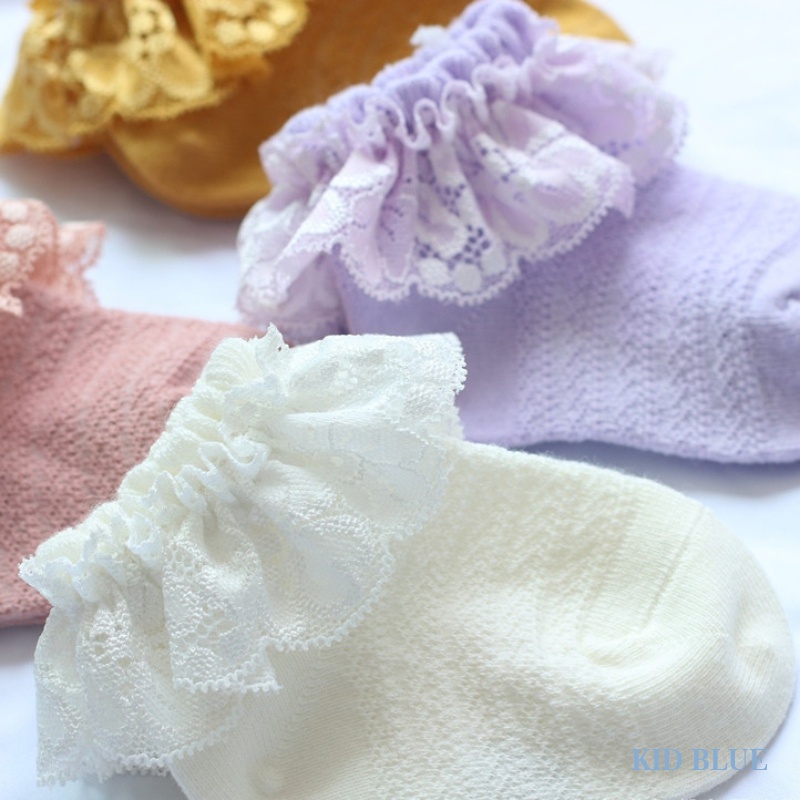 Tất Cotton Phối Ren Xinh Xắn Dành Cho Bé Gái