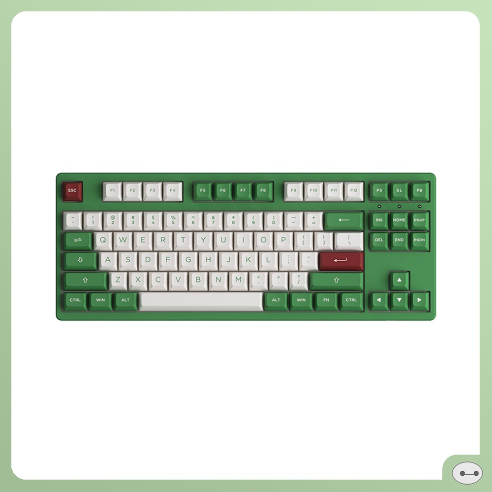 BÀN PHÍM CƠ AKKO 3087 / 3108 RF MATCHA RED BEAN AKKO CREAM YELLOW/BLUE SWITCH