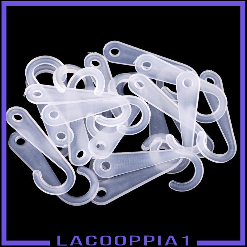 [Lacooppia1] 50 Móc Treo Chữ J Màu Trắng Trưng Bày Vớ Áo Thun