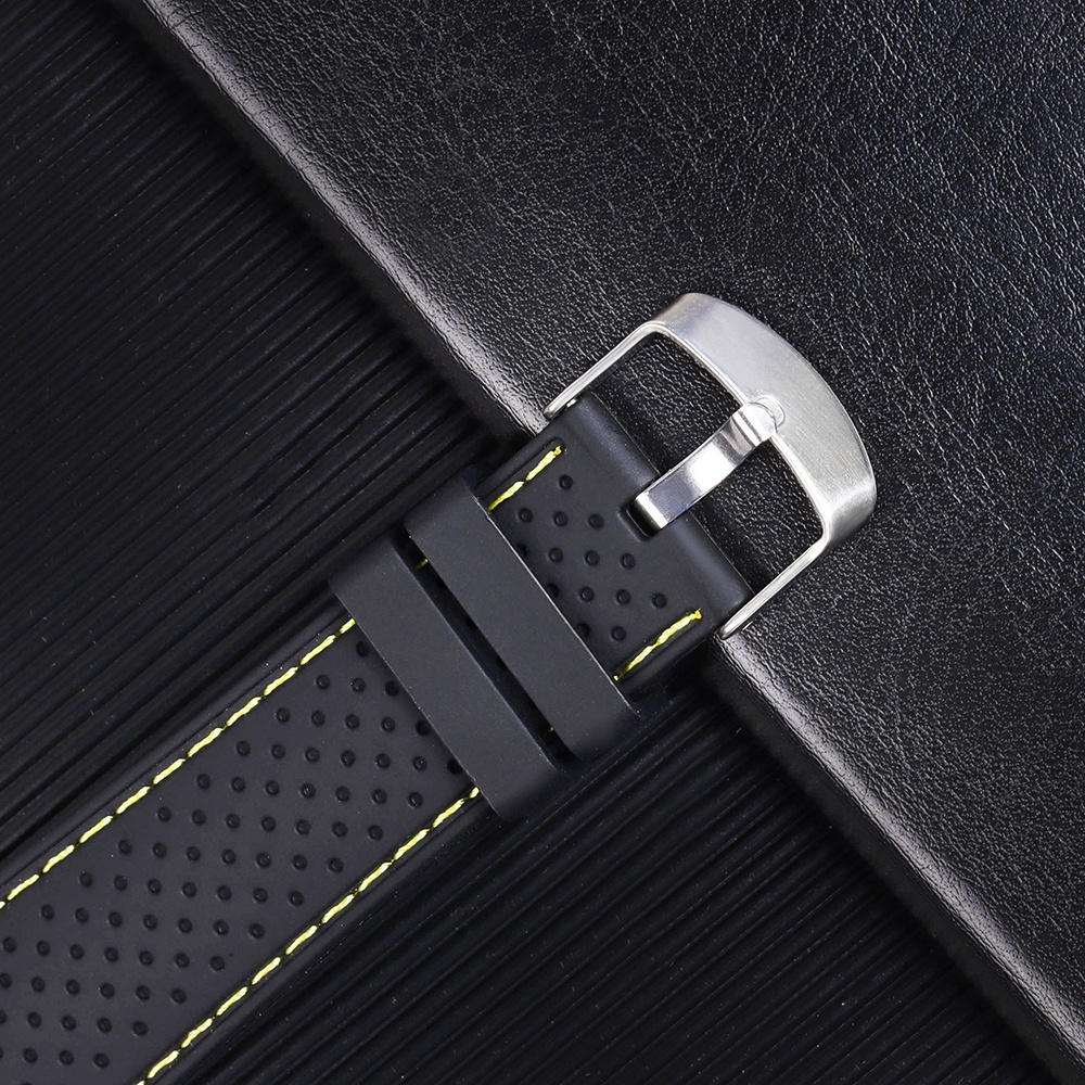 Dây Đeo Đồng Hồ Bằng Cao Su Silicone Thoáng Khí Chống Nước 20mm 22mm Cho Seiko