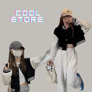 Áo khoác bóng chày dáng crotop 2 lớp dày dặn hàng chuẩn from i hình siêu hót COOL STORE 611