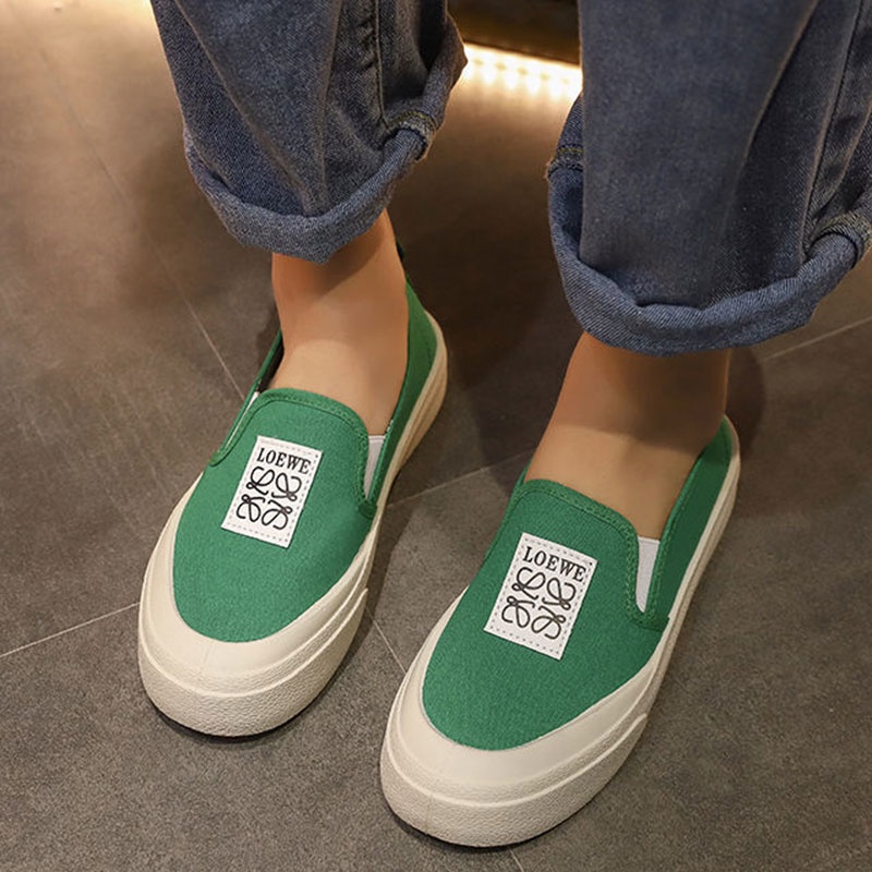 Giày Trượt Ván Vải canvas Đế Dày Nhẹ Thoải Mái Phong Cách Mới Cho Nữ