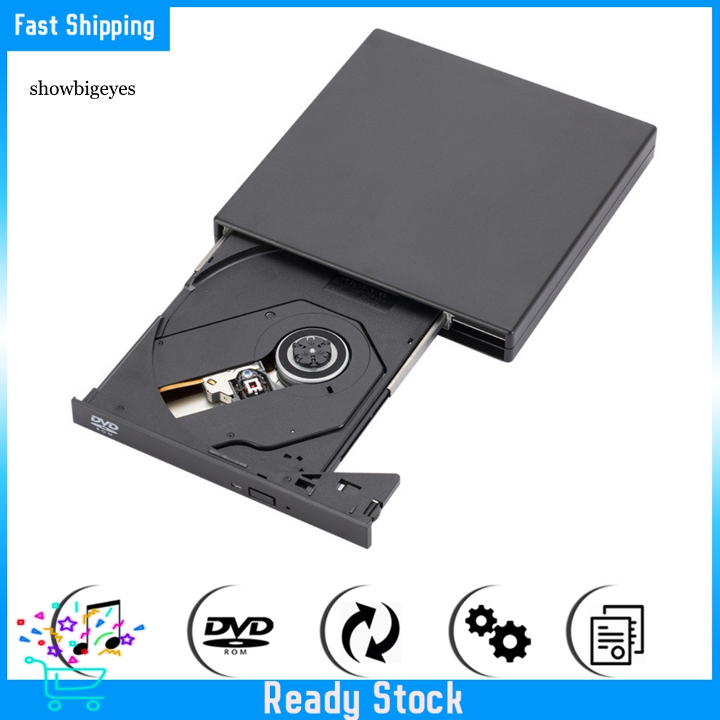 Đầu Đọc Đĩa DVD Gắn Ngoài Kết Nối Usb 2.0 Tốc Độ Cao