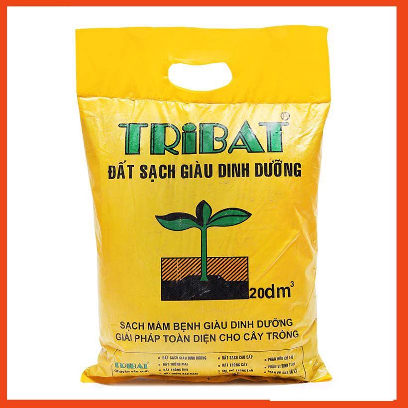 Đất trồng rau Tribat 20dm3 - Khoảng 8-10kg