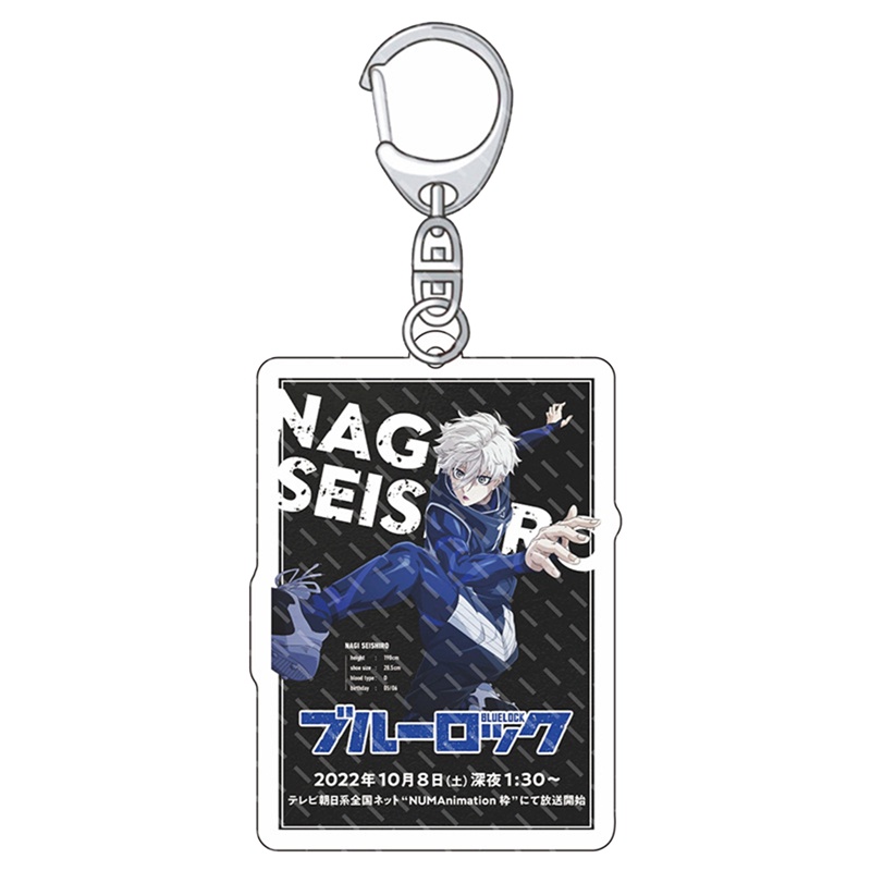 Ygt Móc Chìa Khóa Bằng Thép Không Gỉ In Hình Anime Isagi Yoichi Dễ Thương Cho Nam Và Nữ