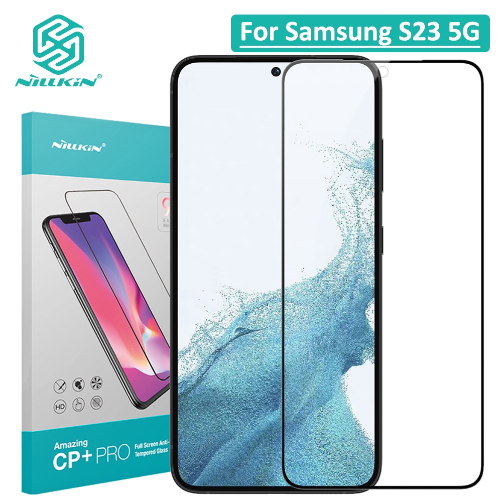Kính cường lực bảo vệ màn hình điện thoại NILLKIN 9H chống chói và chống bám vân tay dành cho Samsung Galaxy S23