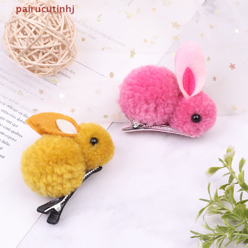 Kẹp Tóc Hình Thỏ Bông Dễ Thương
