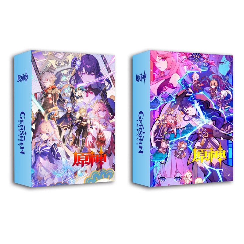 Bộ Sưu Tập Thẻ Bài 3 Trong 1 Genshin Va Chạm