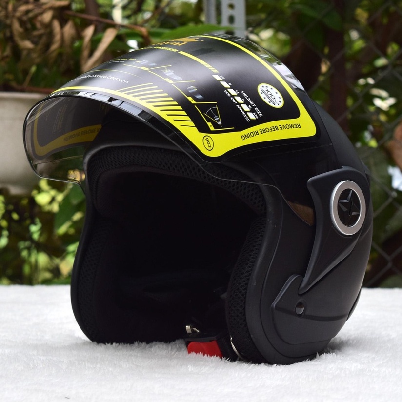 Nón bảo hiểm 3/4 Asia M115 và M168 kính tráng gương  đủ size L,Xl chính hãng BH 12 tháng