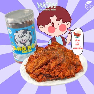 250g Khô bò miếng loại 1 siêu ngon vừa ngon vừa rẻ wow đặc sản ba miền