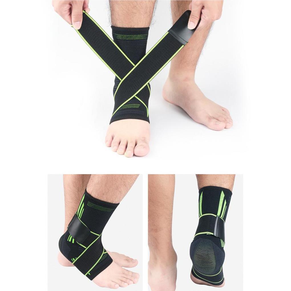 Đai Quấn Bảo Vệ Mắt Cá Chân Chống Trượt Thoáng Khí Có Thể Tháo Rời Hỗ Trợ Chơi Bóng