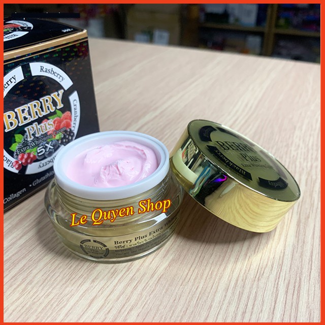 𝐐𝐮𝐞𝐞𝐧𝐁𝐞𝐚𝐮𝐭𝐲 - [Hàng chĩnh hãng] Kem Giảm Nám, Tàn Nhang 4K Berry Plus 5X Extra Whitening Cream Thái Lan 20gr | BigBuy360 - bigbuy360.vn
