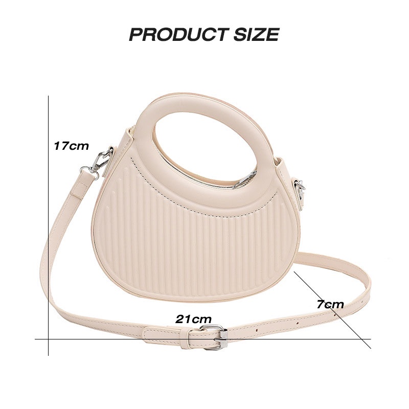 Mischa Túi Xách Da PU Màu Trơn Phong Cách Phương Tây Thời Trang Cho Nữ