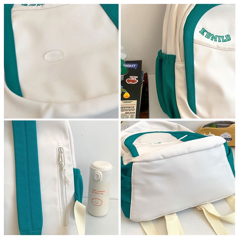 Bololo Balo Cỡ Lớn Thiết Kế Đơn Giản Phong Cách Harajuku Nhật Bản Cho Nữ