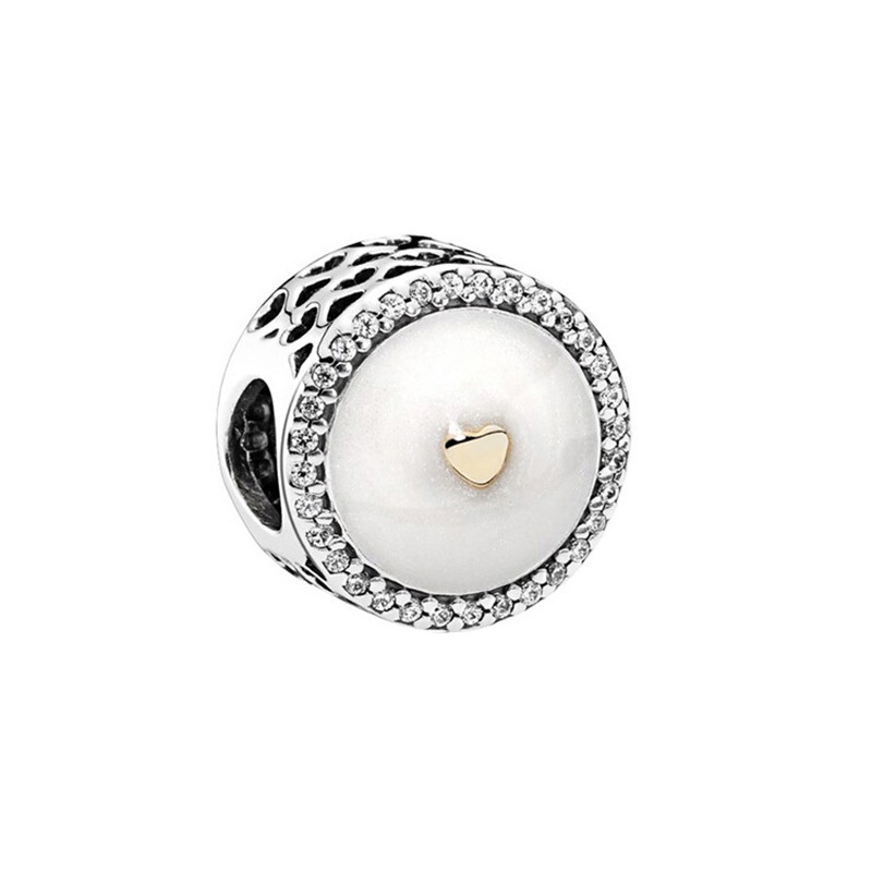 Hạt Charm Mạ Bạc 925 Hình Cây Gia Đình Trái Tim Tình Yêu Pandora Magics DIY Phù Hợp Với Phụ Nữ