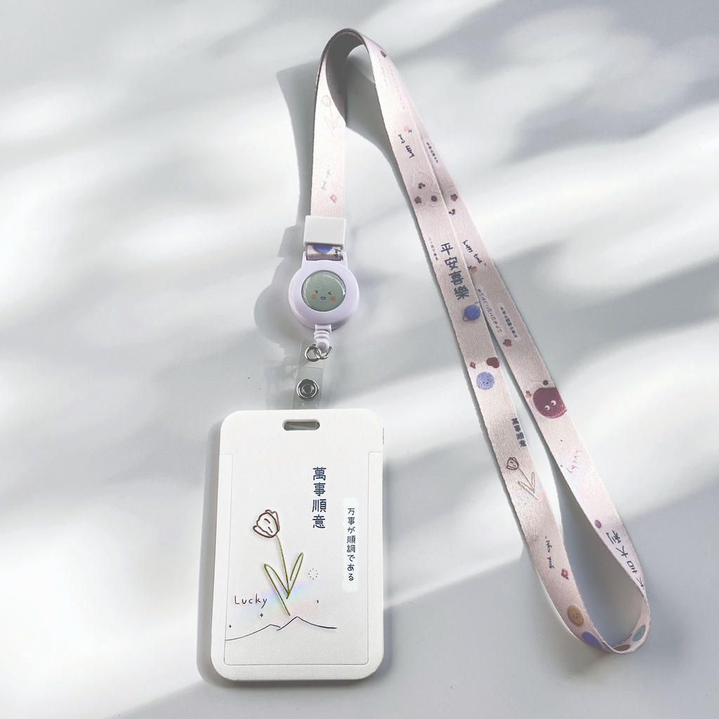 Dây Kẹp Thẻ Xe Buýt / Thẻ Sinh Viên Tự Cân Bằng Đơn Giản