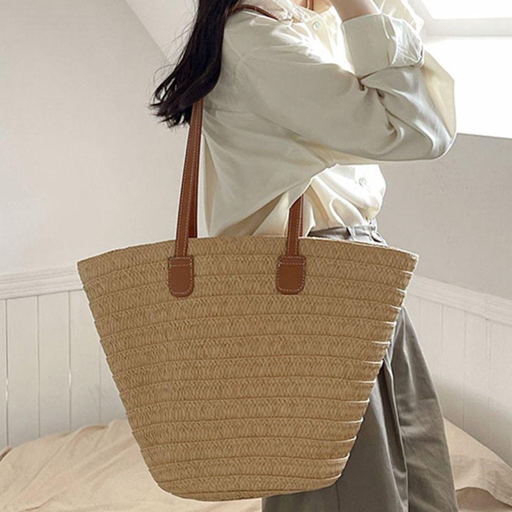 Túi Xách Du Lịch Đeo Vai 2 Lớp Phong Cách Vintage Hàn Quốc