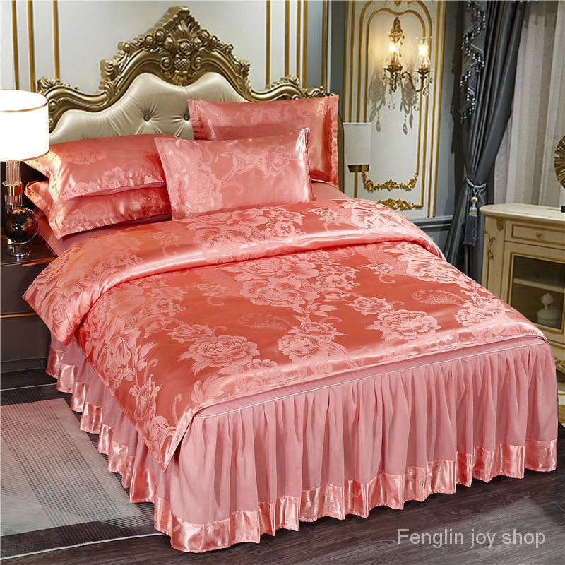 Bộ Chăn Ga Và Vỏ Gối 2m 2m Phong Cách Châu Âu Sang Trọng