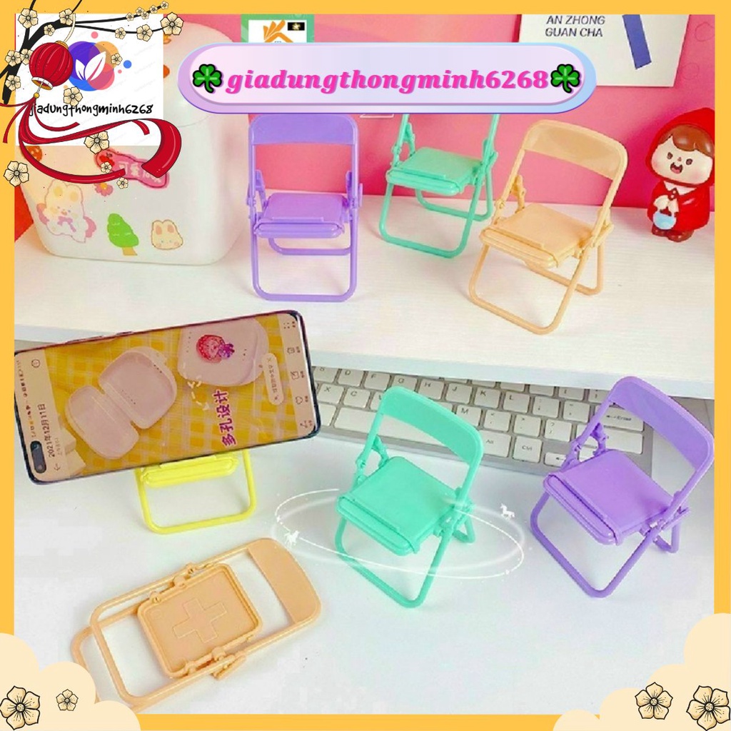 Gía đỡ điện thoại bằng ghế xếp siêu cute mẫu mới🍁𝒈𝒊𝒂𝒅𝒖𝒏𝒈𝒕𝒉𝒐𝒏𝒈𝒎𝒊𝒏𝒉𝟔𝟐𝟔8🍁
