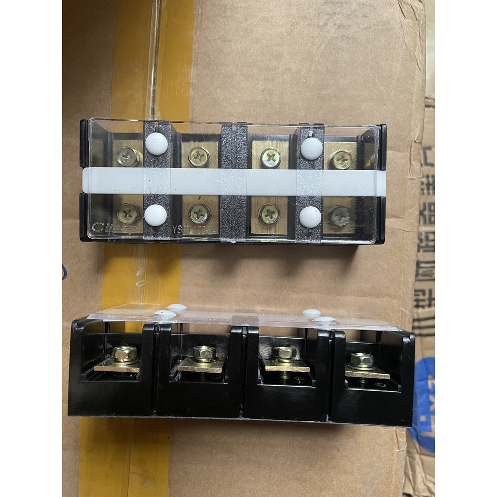 Cầu đấu 4P 60A và 100A mã TC-604, TC-1004