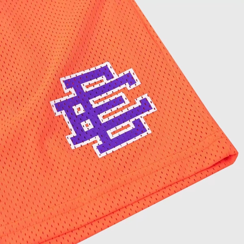 Eric Emanuel EE Quần Short Thể Thao Phối Lưới Thoáng Khí Phong Cách NEW YORK CITY SKYLINE 2023 Cho Nam