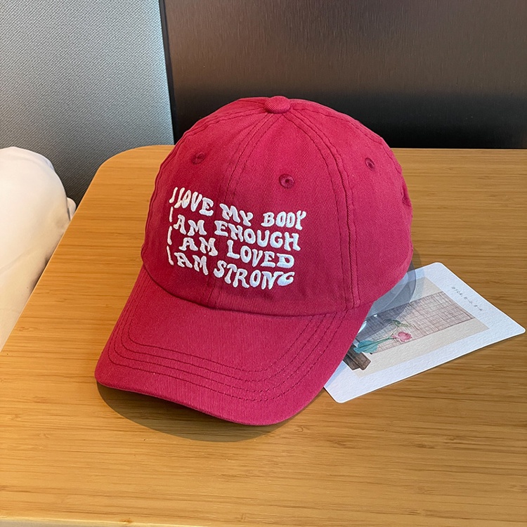 Mũ Lưỡi Trai Chống Nắng In Chữ Phong Cách Hàn Quốc Mới