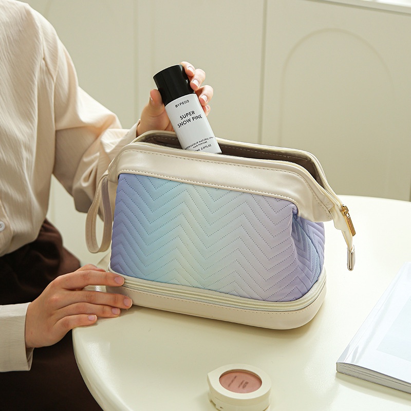 Túi Đựng Mỹ Phẩm Cỡ Lớn Hai Lớp Đa Năng Chống Thấm Nước