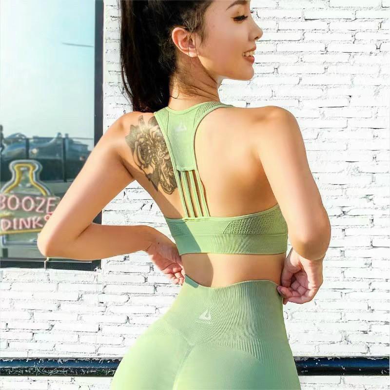 Bộ tập Gym , Yoga vải dệt chu kì Chính Hãng NAQI dệt dây lưng E0302