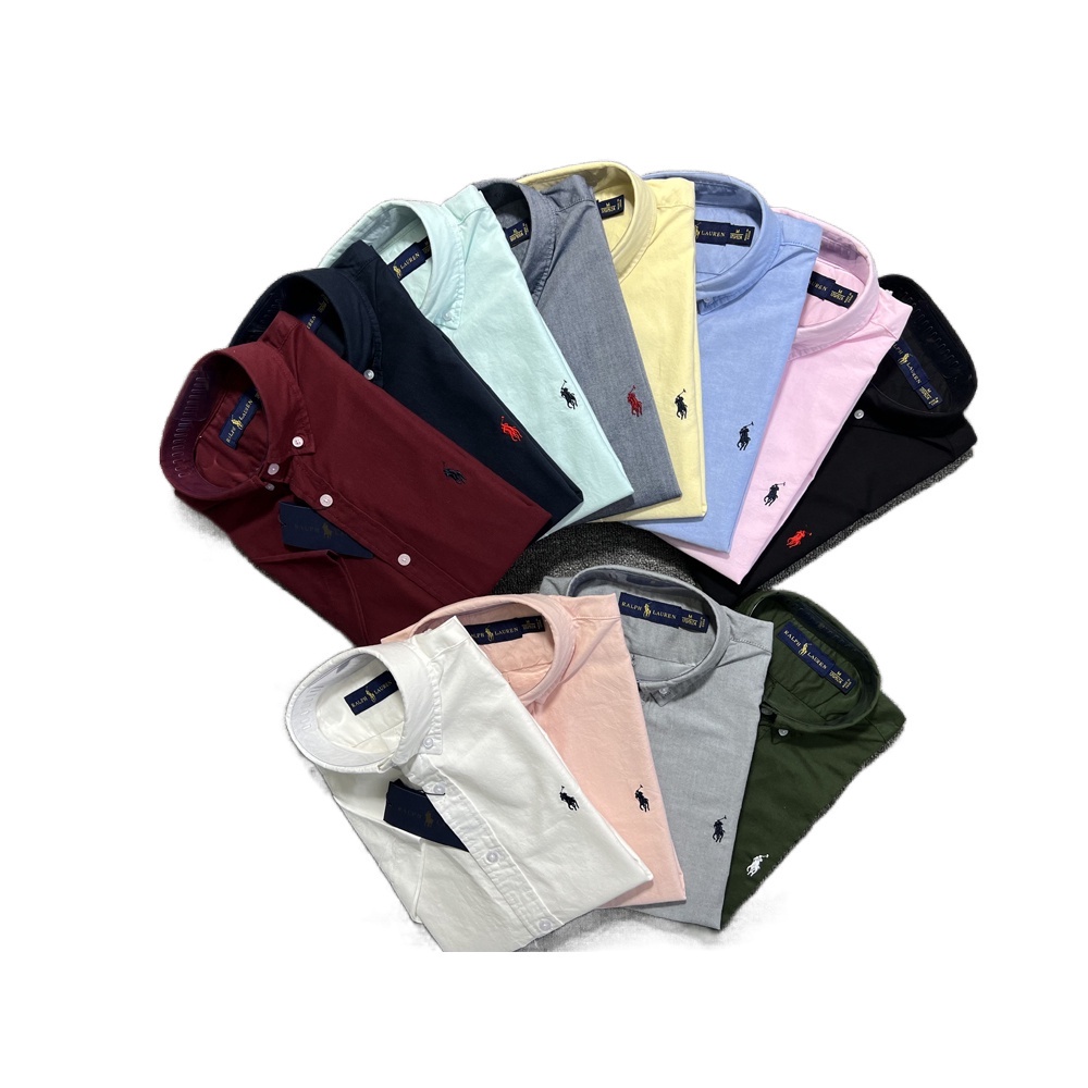 Áo polo Cotton Tay Ngắn Dáng Ôm Thời Trang Mùa Xuân Ralph Lauren Cho Nam
