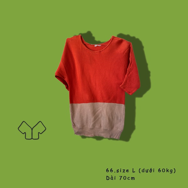 Áo len mongtoghi cộc tay nữ secondhand hàng Nhật 03