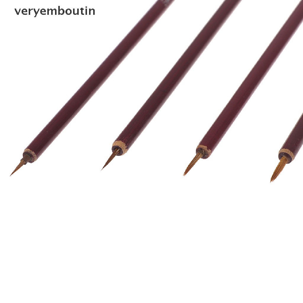 Cọ Vẽ Móng Nghệ Thuật Tay Cầm Bằng Tre