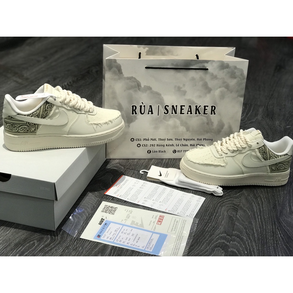 Siêu Phẩm Giày Thể Thao Sneaker A/F1 Big Bag Dây Thừng 2022 Siêu Hot Cao Cấp Ảnh Thật + freeship + Tặng Tất