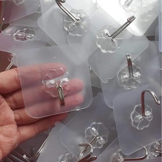 Móc dán tường miếng trong suốt cực chắc chắn