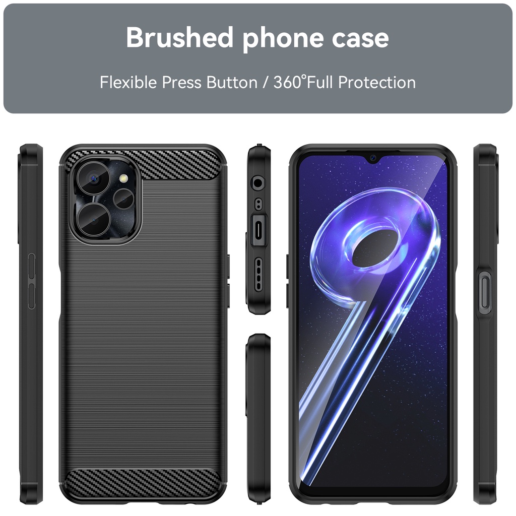 Ốp Điện Thoại Mềm Chống Rơi Màu Nhám Cho OPPO Realme 9i 5G / 10 5G / V20 5G / Q5X 5G