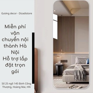 Gương Toàn Thân Không Viền , Gương Đứng Có Móc Treo Tường [FREE SHIP NỘI THÀNH HÀ NỘI]