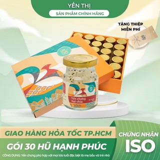 Gói 30 hũ yến chưng hạt chia - yến sào cao cấp yến thị - yến hũ chưng sẵn 70ml