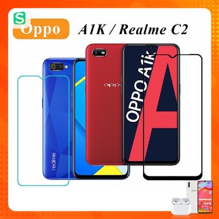 OPPO A1K - Kính cường lực A1K Realme C2 9D full màn hình - độ cứng 9H tiêu chuẩn bảo vệ màn hình tối đa